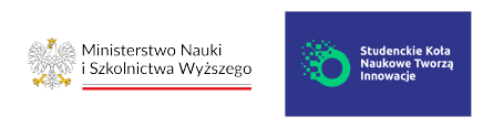 Loga: Ministerstwo Nauki i Szkolnictwa Wyższego, Studenckie Koła Tworzą Innowacje