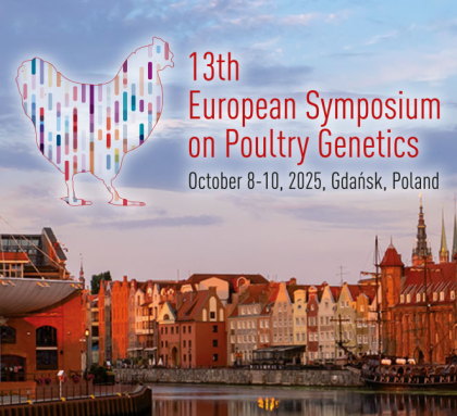 plakat sympozjum European Symposium on Poultry Genetics 2025
