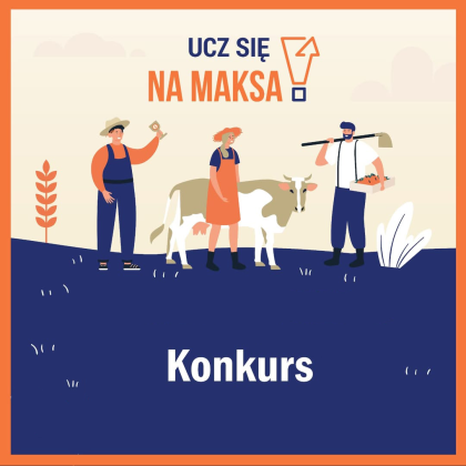 grafika konkursu Ucz się na maksa!