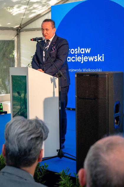 otwarcie elektrowni fotowoltaicznej Rokietnica na terenie Uniwersytetu Przyrodniczego w Poznaniu