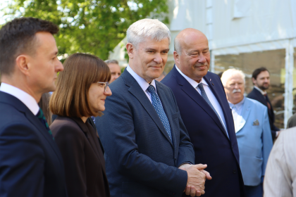otwarcie elektrowni fotowoltaicznej Rokietnica na terenie Uniwersytetu Przyrodniczego w Poznaniu
