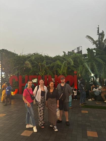 Uczestnicy wyjazdu do Uniwersytetu w Chenaii