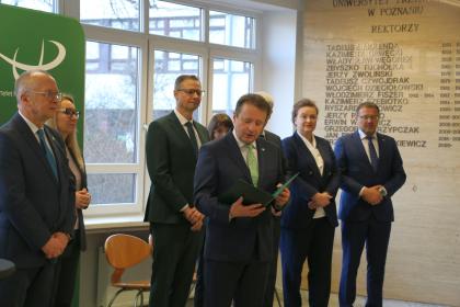 Rektor UPP podczas przemówienia