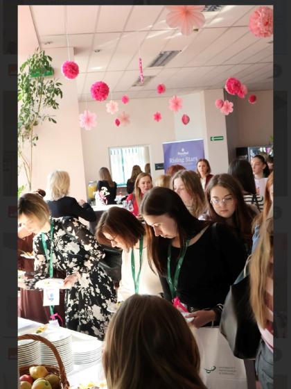 Uczestnicy spotkania podczas przerwy