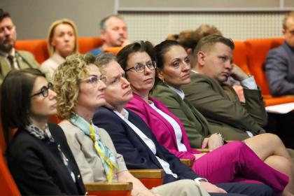 Uczestnicy konferencji „Zatrzymajmy wodę wokół nas!”