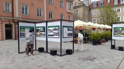 Wystawa jubileuszowa Ogrodów Dendrologicznego i Botanicznego na Placu Kolegiackim