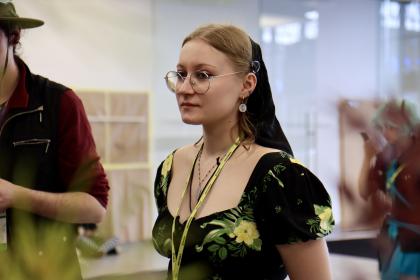 Uczestnicy wydarzenia na Pyrkonie podczas warsztatów 