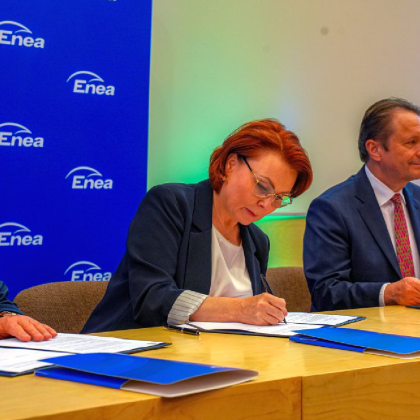 Uczestnicy wydarzenia Mokradła dla klimatu i bioróżnorodności „ENEA dla mokradeł”