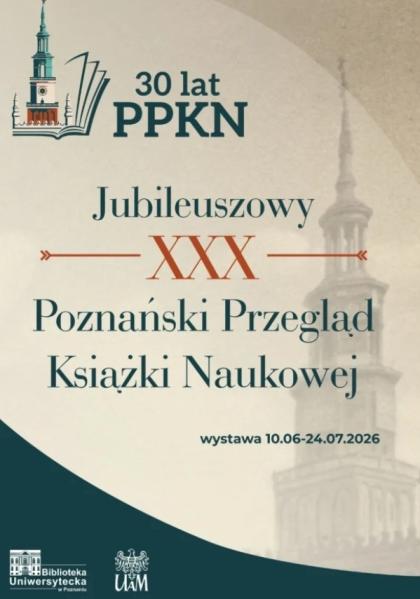 XXX Poznański Przegląd Książki Naukowej - plakat