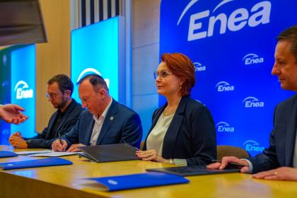 Uczestnicy wydarzenia Mokradła dla klimatu i bioróżnorodności „ENEA dla mokradeł”