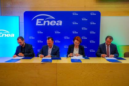 Uczestnicy wydarzenia Mokradła dla klimatu i bioróżnorodności „ENEA dla mokradeł”
