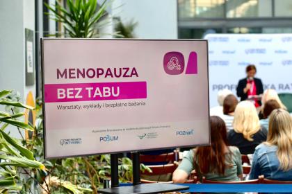 uczestnicy wydarzenia "Menopauza bez tabu"