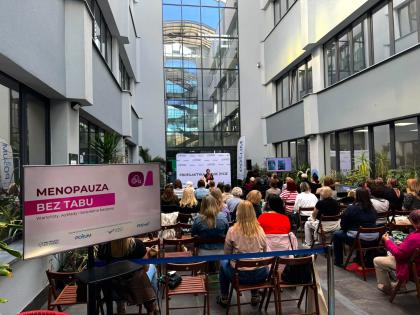 uczestnicy wydarzenia "Menopauza bez tabu"