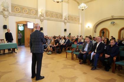 Uczestnicy debaty o przyszłości Golęcina na UPP