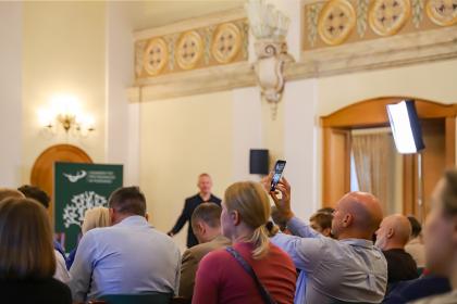 Uczestnicy debaty o przyszłości Golęcina na UPP