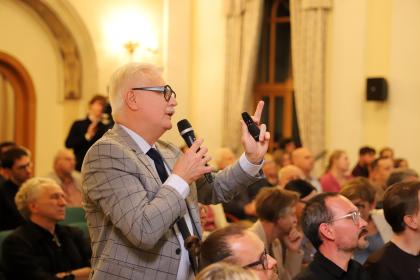 Uczestnicy debaty o przyszłości Golęcina na UPP