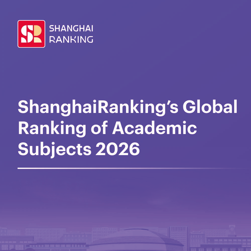 Global Ranking of Academic Subjects (GRAS) 2026